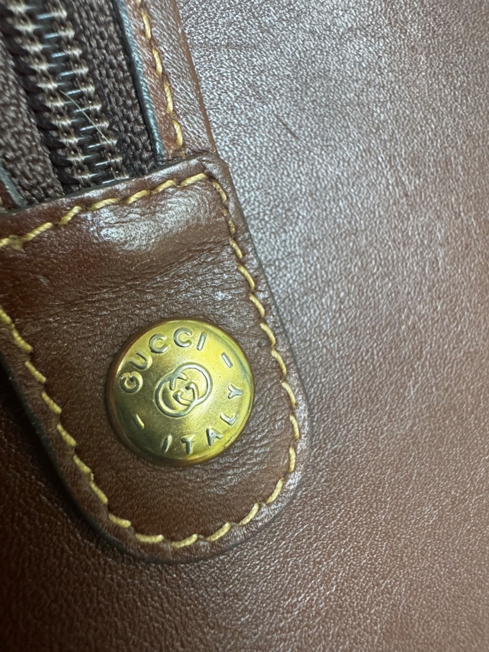 Price drop !!!!Vintage Gucci Micro GG Supreme canvas Boston bag - Picture 9 of 9